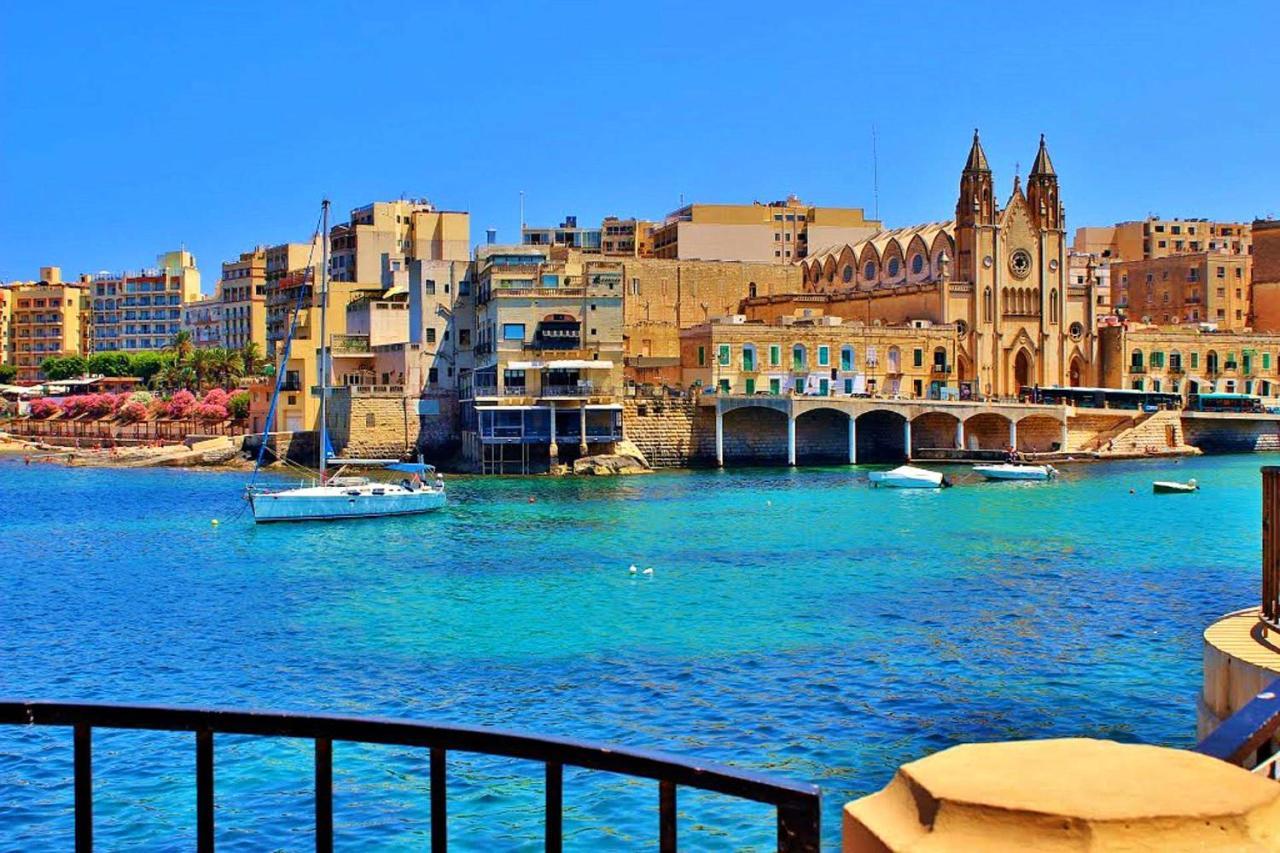 Modern 1Br Apartment Central Location Gzira Bagian luar foto